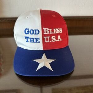 Vintage Lee Greenwood Music Concert USA Hat Cap Country Trucker God Bless USA